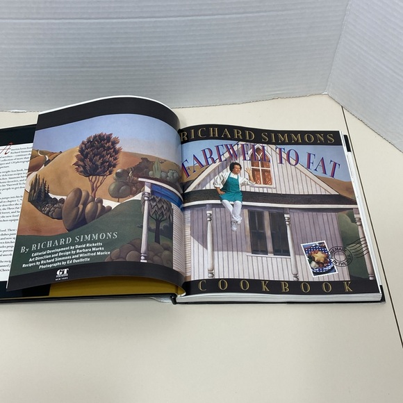 Richard Simmons Farewell To Fat Book and Dial A Meal Cook Book Lot of 2 Vintage - Picture 6 of 16